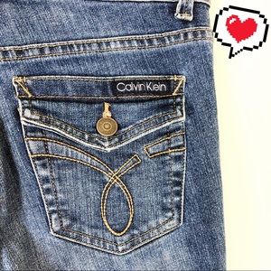 Calvin Klein Boot Cut Jeans Size 2 E203